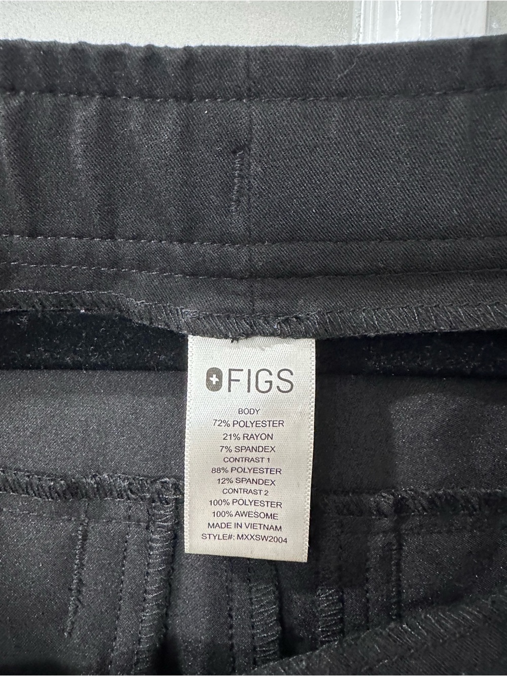 FIGS Men’s Small Tansen Technical Jogger Scrub Pants Black MXXSW2004 - Picture 2 of 7